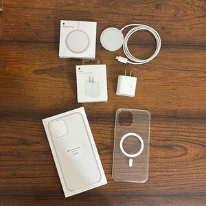 Apple iPhone 12 Pro Max Magsafe Case, Magsafe Charger AND USB C Charging Cube